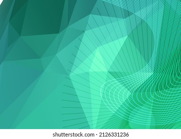 Colores fondo de plantilla horizontal con gradiente de luz bellas líneas onduladas y círculo para afiche de temas brillantes, banner de negocios digital, invitación oficial, portada de página y folleto. Vector EPS10