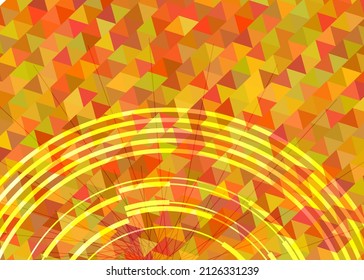 Colors horizontal template background with light gradient beautiful wavy lines and circle for glowing-theme poster, digital business banner, official invitation, page cover and brochure. EPS10 vector