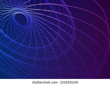 Colors horizontal template background with light gradient beautiful wavy lines and circle for glowing-theme poster, digital business banner, official invitation, page cover and brochure. EPS10 vector