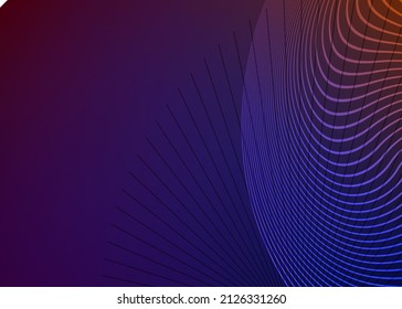 Colors horizontal template background with light gradient beautiful wavy lines and circle for glowing-theme poster, digital business banner, official invitation, page cover and brochure. EPS10 vector