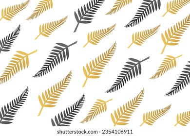 Colors leafs natural pattern background