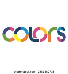 colors logo vector design illustration.