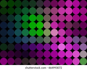 Colors low poly circle style vector mosaic background