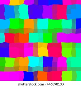 Colors low poly triangle style vector mosaic background