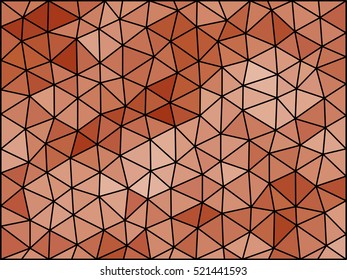 Colors low poly triangle style vector mosaic background