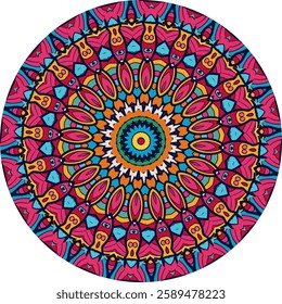 Colors of a Mesmerizing Mandala Design