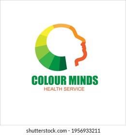 colors mind logo designs for health and medical service