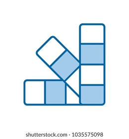 colors pallet vector icon