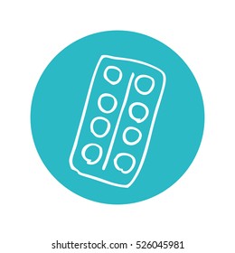 colors pallete isolated icon vector illustration design