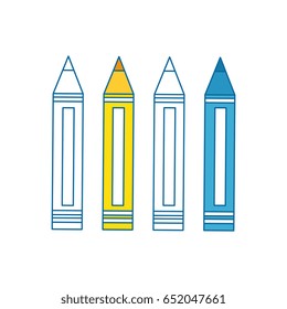 colors pencils icon 
