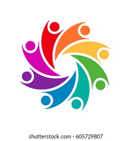 Colors People Logo Template