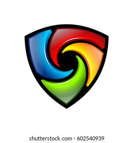 Colors Protection Logo Template