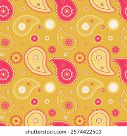 Colors retro and drawing decorative. Custom tissue at beauty paint. Interior plant in clothes tropical. Detailed springtime on print paisley.