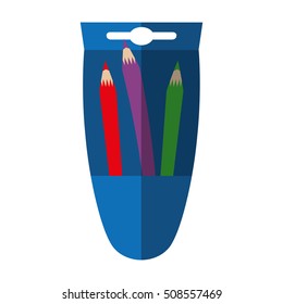 colors set box isolated icon vector illustration design