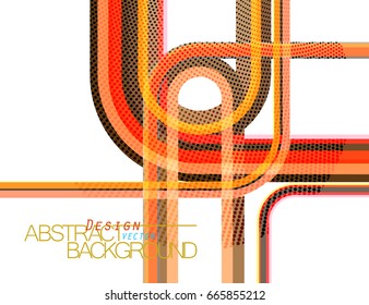 Colors shape curve scene vector design abstract wallpaper on a white background