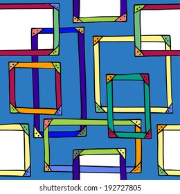 Colors stretchers. Seamless vector background