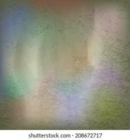 Colors texture with scratches. Vector background.