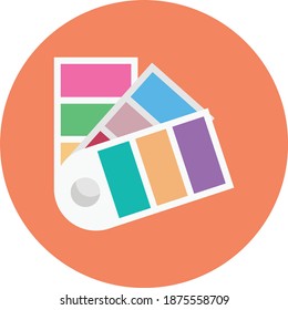 colors vector circle flat icon