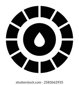 Colors Vector Glyph Icon Vector Design