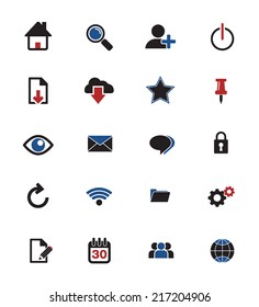 Colors Web Icon Set