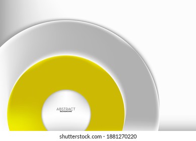 Colors of the year 2021 Yellow Illuminating and Ultimate Gray , abstract background or wallpaper backdrop, banner website, vector eps.