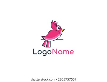 Colorufl Bird Logo Design - Logo Design Template