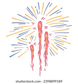 Coloruful Firework Explosion Variant Eight ,good for graphic designs resources.