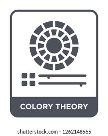 colory theory icon vector on white background, colory theory trendy filled icons from Technology collection, colory theory simple element illustration