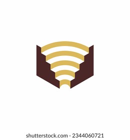 Colosseum building logo vector image
