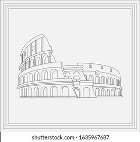The Colosseum or Coliseum,  Rome, Italy