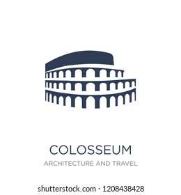 Colosseum icon. Trendy flat vector Colosseum icon on white background from Architecture and Travel collection, vector illustration can be use for web and mobile, eps10