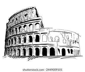 Coliseo, Italia, Roma, Lugar famoso, antiguo