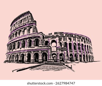 O Coliseu, também conhecido como Anfiteatro Flaviano, é um enorme anfiteatro oval em Roma, Itália