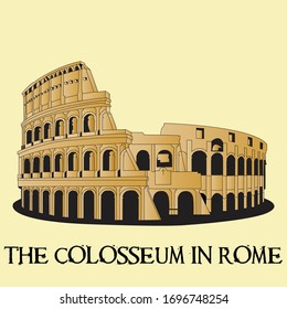 The Colosseum In Rome Illustration