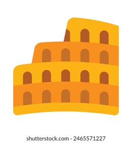 Colosseum Vector Flat icon Design 