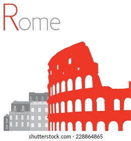 Colosseum, vector illustration