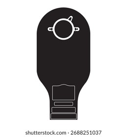 Colostomy bag icon vector illustration symbol design