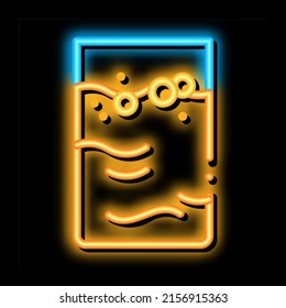colostrum mother liquid neon light sign vector. Glowing bright icon colostrum mother liquid sign. transparent symbol illustration