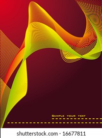 Colour abstract wallpapper, vectorial illustation, the file of EPS included