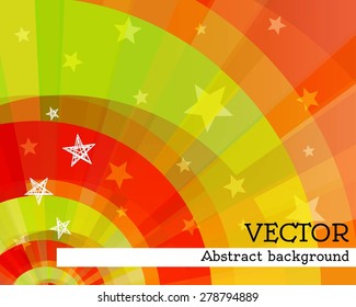 Colour background with stars