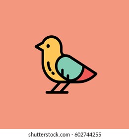 colour bird icon