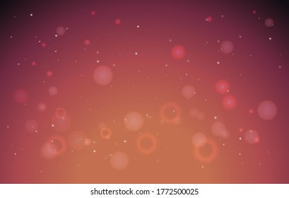 Ilustración de fondo de la luz de bokeo de color