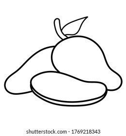Colour book of a mango  