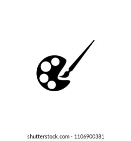 Colour brushes icon