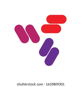 Colour Bussines logo icon design creative