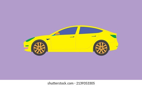 colour car with abstract colors, good for school projects