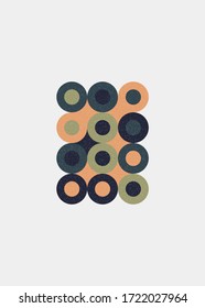 Colour Dots Universe Logo art design illustration