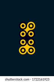 Colour Dots Universe Logo art design illustration