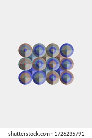 Colour Dots Universe Logo art design illustration