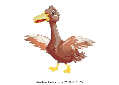 colour duck vector style commercial
